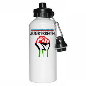 Juneteenth Freedom Fist Aluminum Water Bottle