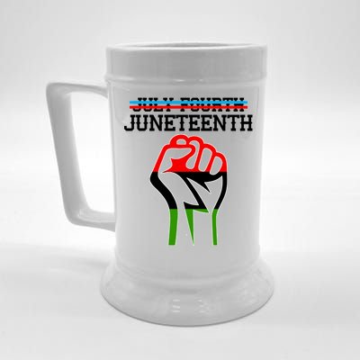 Juneteenth Freedom Fist Beer Stein