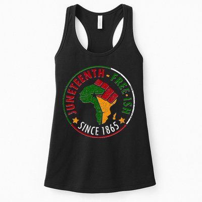 Juneteenth Freeish Since 1865 Womens Tank Top