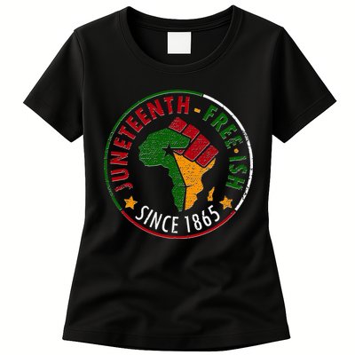 Juneteenth Freeish Since 1865 Womens T-Shirt