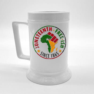 Juneteenth Freeish Since 1865 Beer Stein