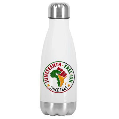 Juneteenth Freeish Since 1865 Stainless Steel Insulated Water Bottle