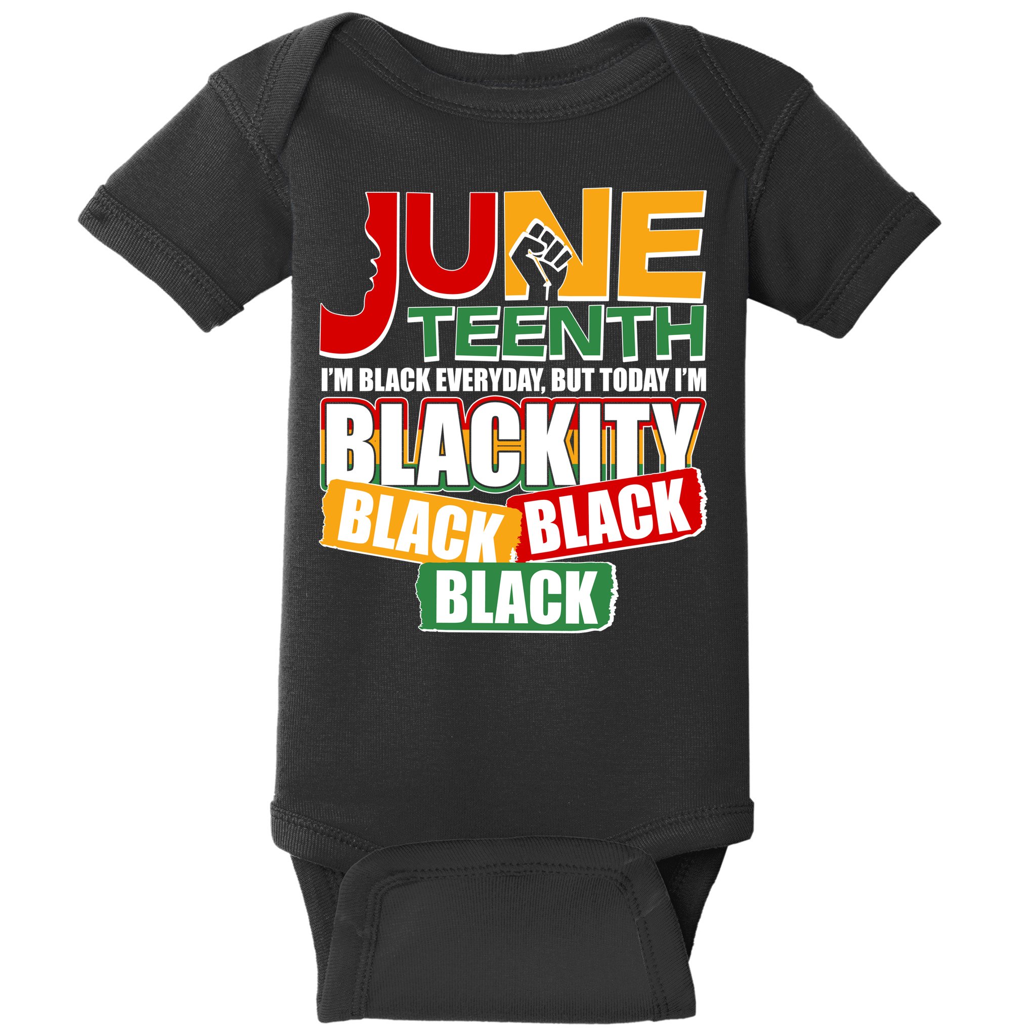 Juneteenth I'm Black Everyday But Today I'm Blackity Black  Baby Bodysuit