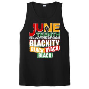 Juneteenth I'm Black Everyday But Today I'm Blackity Black  PosiCharge Competitor Tank