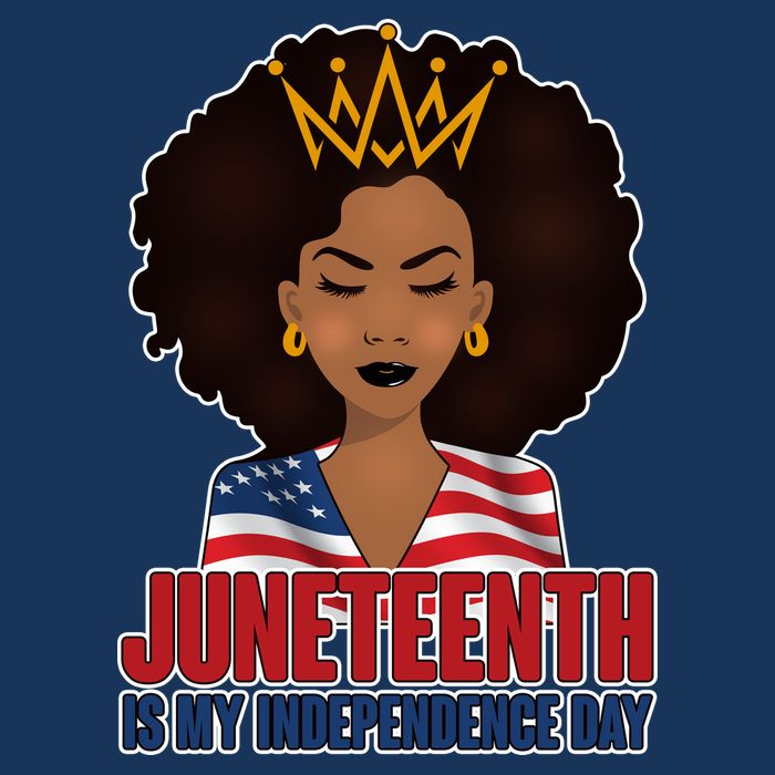 Juneteenth Is My Independence Day African American USA Flag Premium T-Shirt