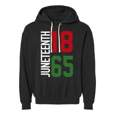 Juneteenth Jersey 1865 Garment-Dyed Fleece Hoodie