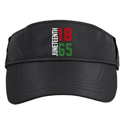 Juneteenth Jersey 1865 Adult Drive Performance Visor