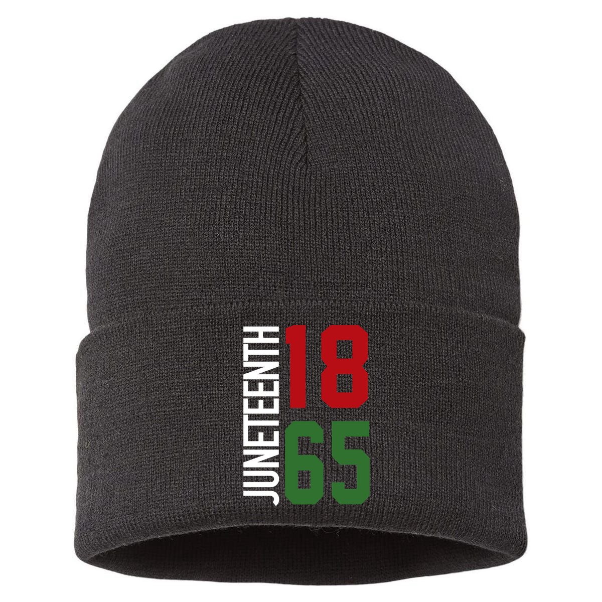Juneteenth Jersey 1865 Sustainable Knit Beanie
