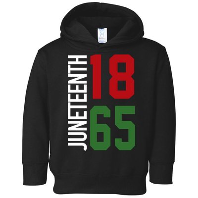 Juneteenth Jersey 1865 Toddler Hoodie