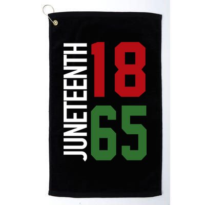 Juneteenth Jersey 1865 Golf Towel