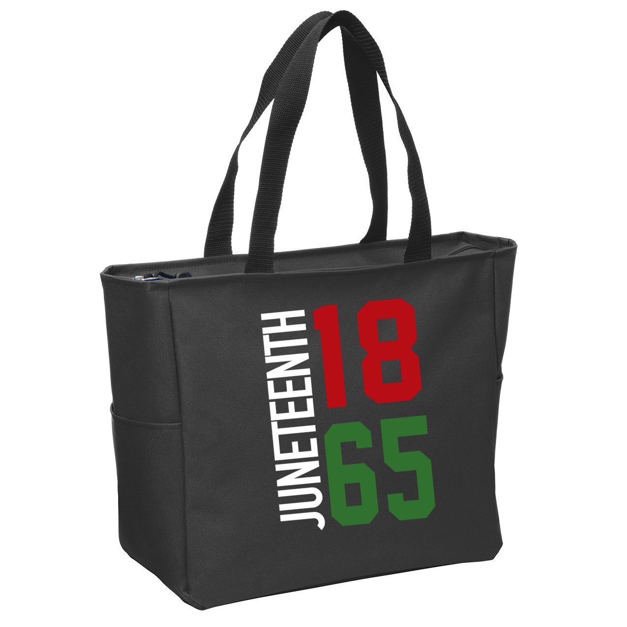 Juneteenth Jersey 1865 Zip Tote Bag