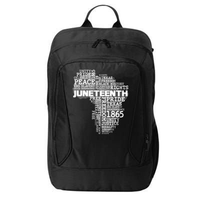 Juneteenth June 19 1865 Africa Word Cloud Art City Backpack