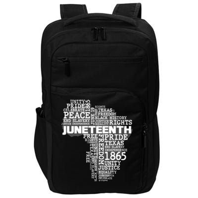 Juneteenth June 19 1865 Africa Word Cloud Art Impact Tech Backpack