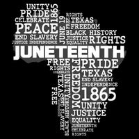 Juneteenth June 19 1865 Africa Word Cloud Art Toddler Hoodie