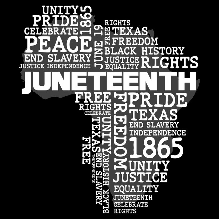 Juneteenth June 19 1865 Africa Word Cloud Art Toddler Hoodie