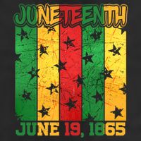 Juneteenth June 19 1865 Traditional Red Gold Green  7 Panel Mesh Trucker Snapback Hat