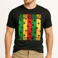 Juneteenth June 19 1865 Traditional Red Gold Green  Cooling Performance Crew T-Shirt