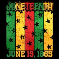Juneteenth June 19 1865 Traditional Red Gold Green  Cooling Performance Crew T-Shirt