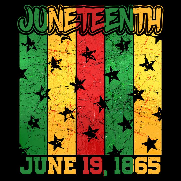 Juneteenth June 19 1865 Traditional Red Gold Green  Cooling Performance Crew T-Shirt
