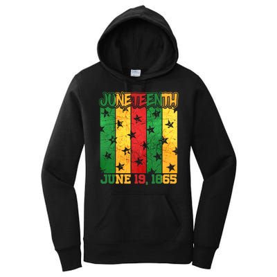 Juneteenth June 19 1865 Traditional Red Gold Green  Women's Pullover Hoodie