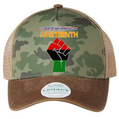 Juneteenth June 19th Traditional Colors Legacy Tie Dye Trucker Hat