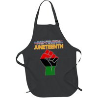 Juneteenth June 19th Traditional Colors Apron