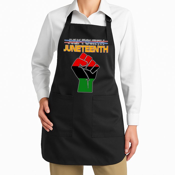 Juneteenth June 19th Traditional Colors Apron