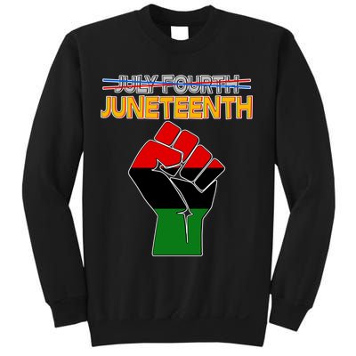 Juneteenth June 19th Traditional Colors Sweatshirt