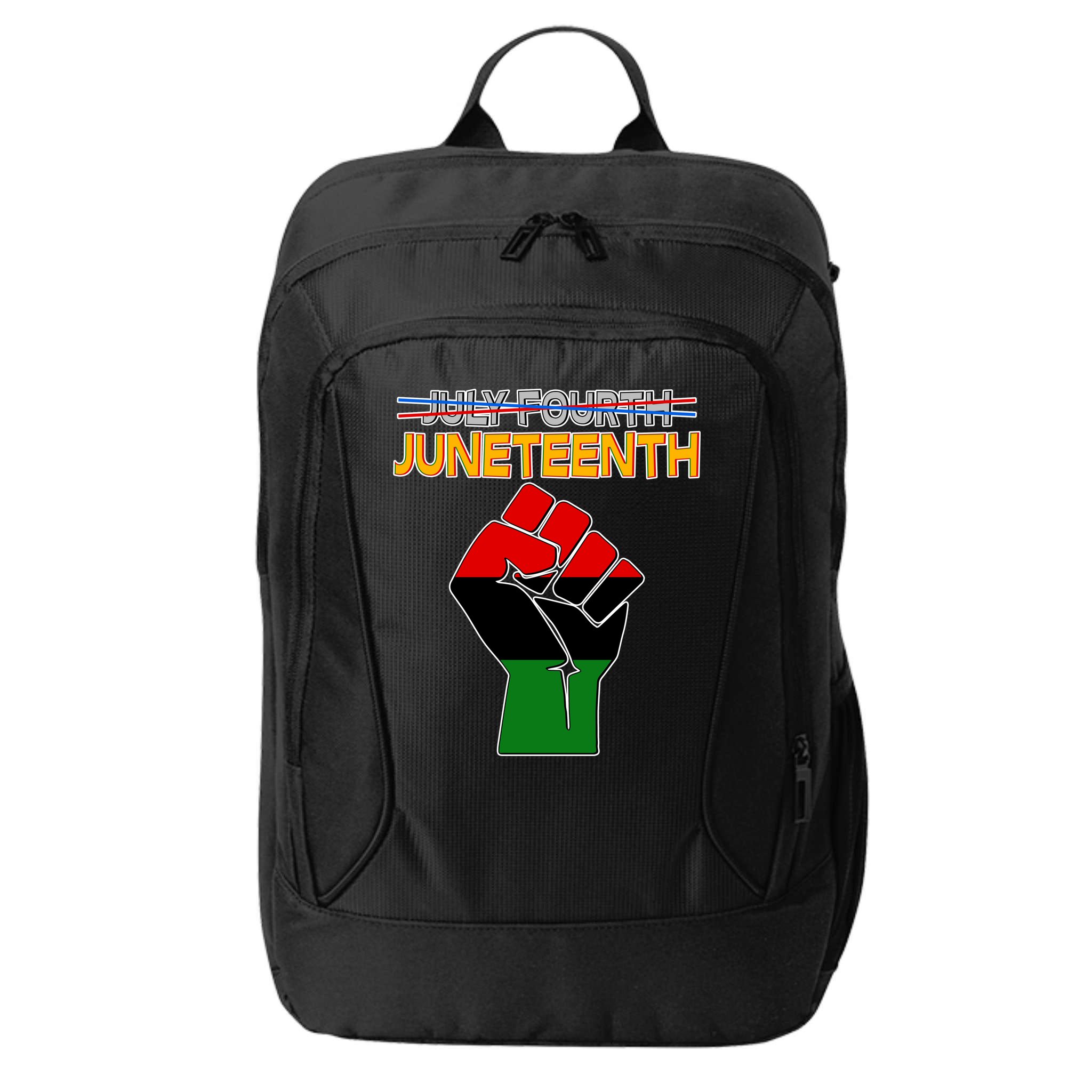 Juneteenth June 19th Traditional Colors City Backpack