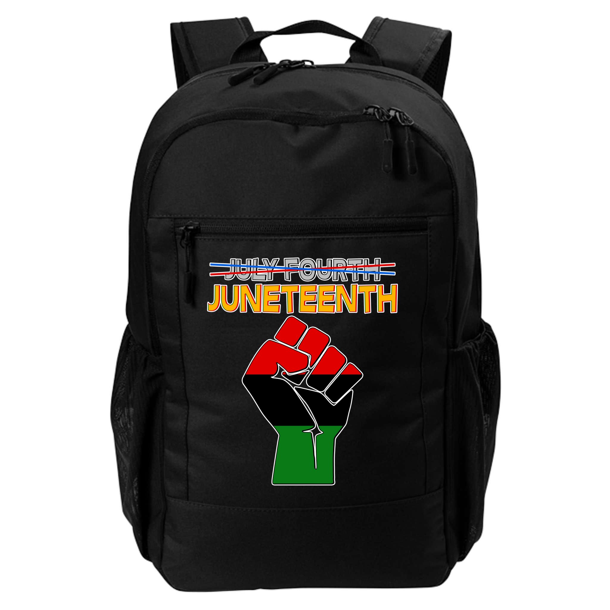 Juneteenth June 19th Traditional Colors Backpack