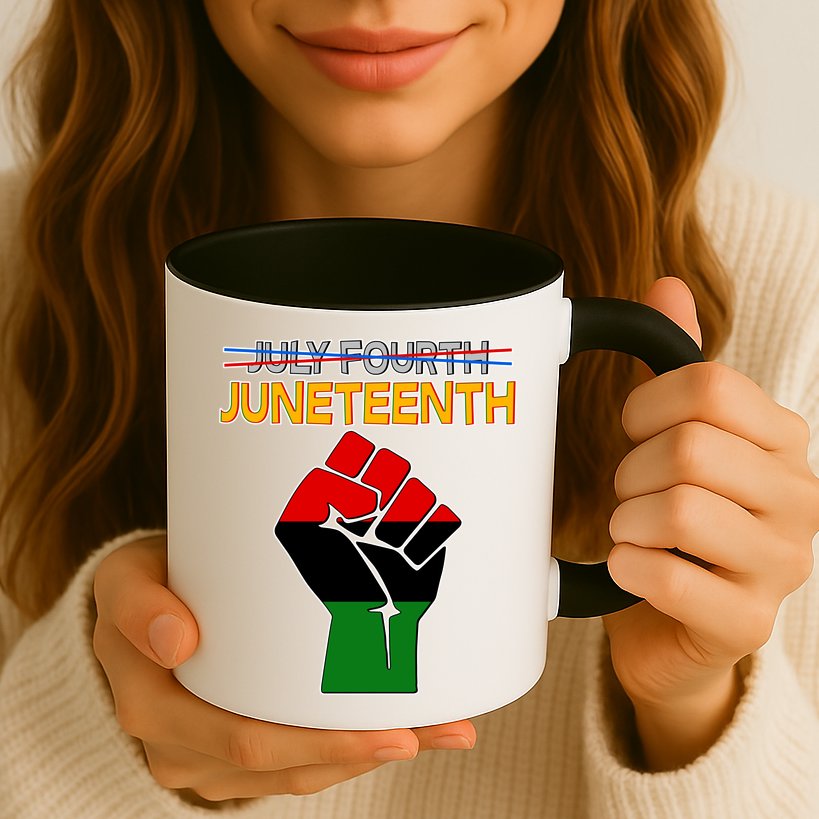 Juneteenth June 19th Traditional Colors Mug