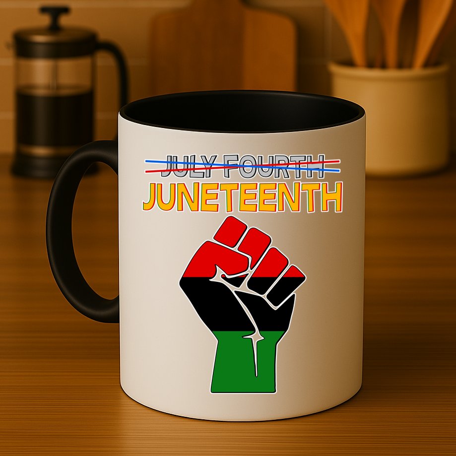 Juneteenth June 19th Traditional Colors Mug