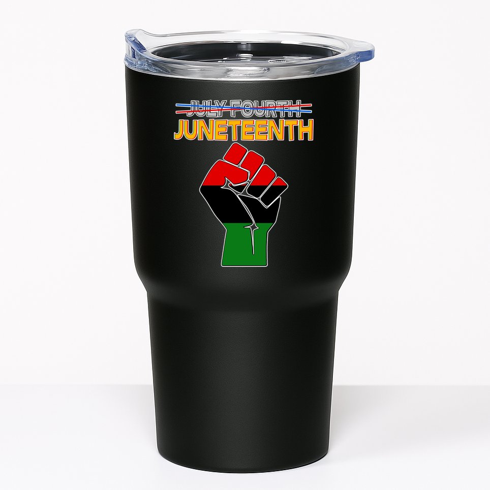 Juneteenth June 19th Traditional Colors Tumbler