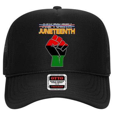 Juneteenth June 19th Traditional Colors Trucker Hat