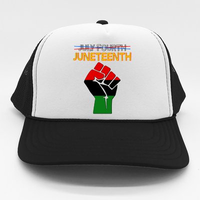 Juneteenth June 19th Traditional Colors Trucker Hat