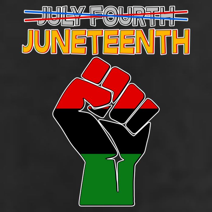 Juneteenth June 19th Traditional Colors Golf Towel