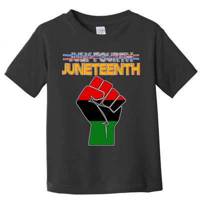 Juneteenth June 19th Traditional Colors Toddler T-Shirt