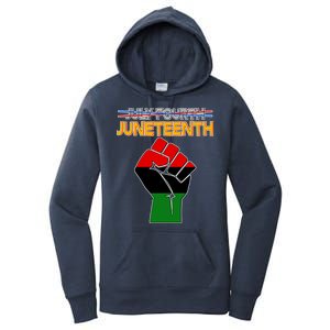 Juneteenth June 19th Traditional Colors Women's Pullover Hoodie