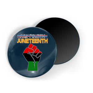 Juneteenth June 19th Traditional Colors Magnet