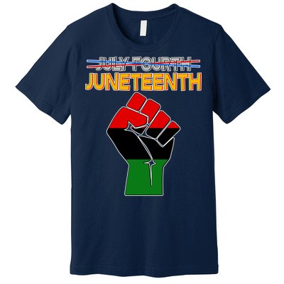 Juneteenth June 19th Traditional Colors Premium T-Shirt