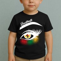 Juneteenth Red Gold Green Eyelashes  Toddler T-Shirt