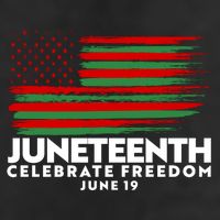 Juneteenth US Flag Celebrate Freedom June 19 Cool Comfort Performance Bucket Hat