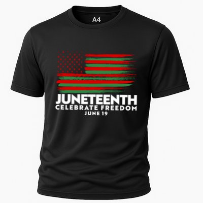 Juneteenth US Flag Celebrate Freedom June 19 Performance Shirt