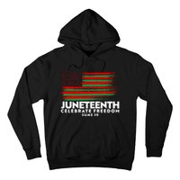 Juneteenth US Flag Celebrate Freedom June 19 Hoodie