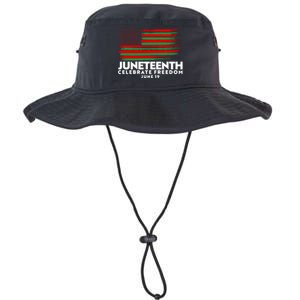 Juneteenth US Flag Celebrate Freedom June 19 Legacy Cool Fit Booney Bucket Hat