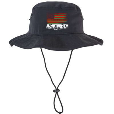 Juneteenth US Flag Celebrate Freedom June 19 Bucket Hat