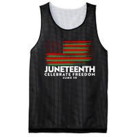 Juneteenth US Flag Celebrate Freedom June 19 Mesh Reversible Basketball Jersey Tank