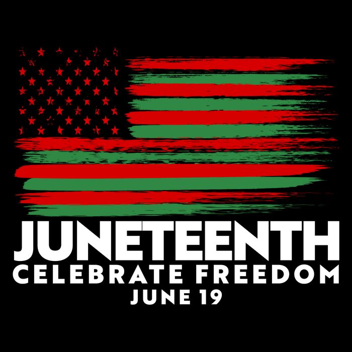 Juneteenth US Flag Celebrate Freedom June 19 Premium T-Shirt