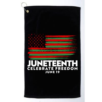 Juneteenth US Flag Celebrate Freedom June 19 Golf Towel