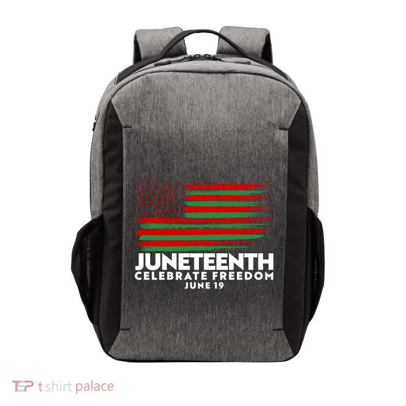 Juneteenth US Flag Celebrate Freedom June 19 Vector Backpack